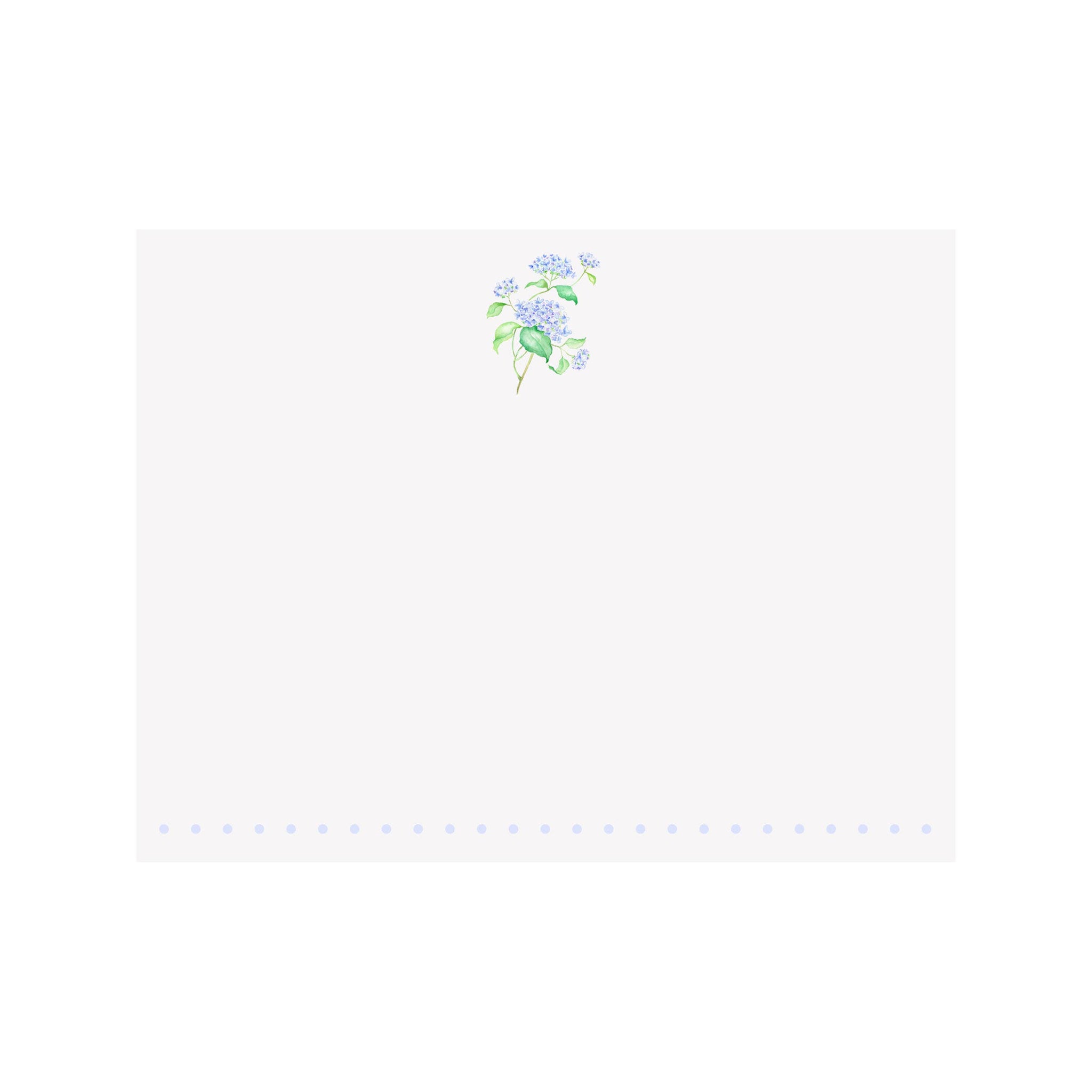 Boxed Cards, Set of 8 Hydrangea Floral