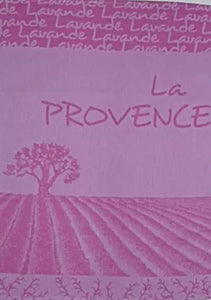 Tea Towel, French Jacquard La Provence Purple