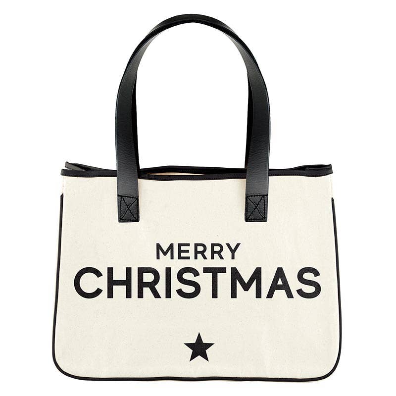 Mini Canvas Tote - Merry Christmas