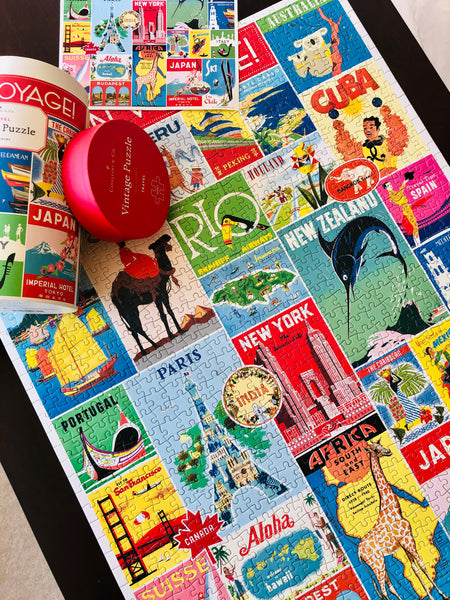 Puzzle, 1000pc Vintage Travel