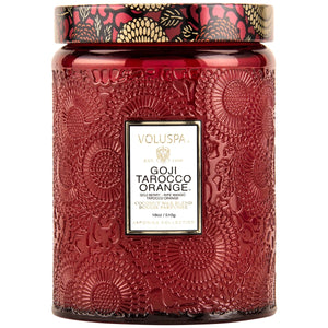 Voluspa Candle, 18oz Jar Goji Tarocco Orange