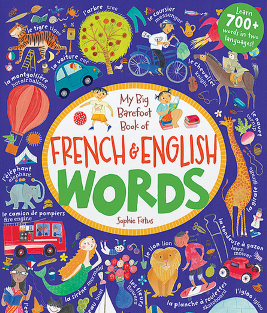 Children's Book, French & English Words