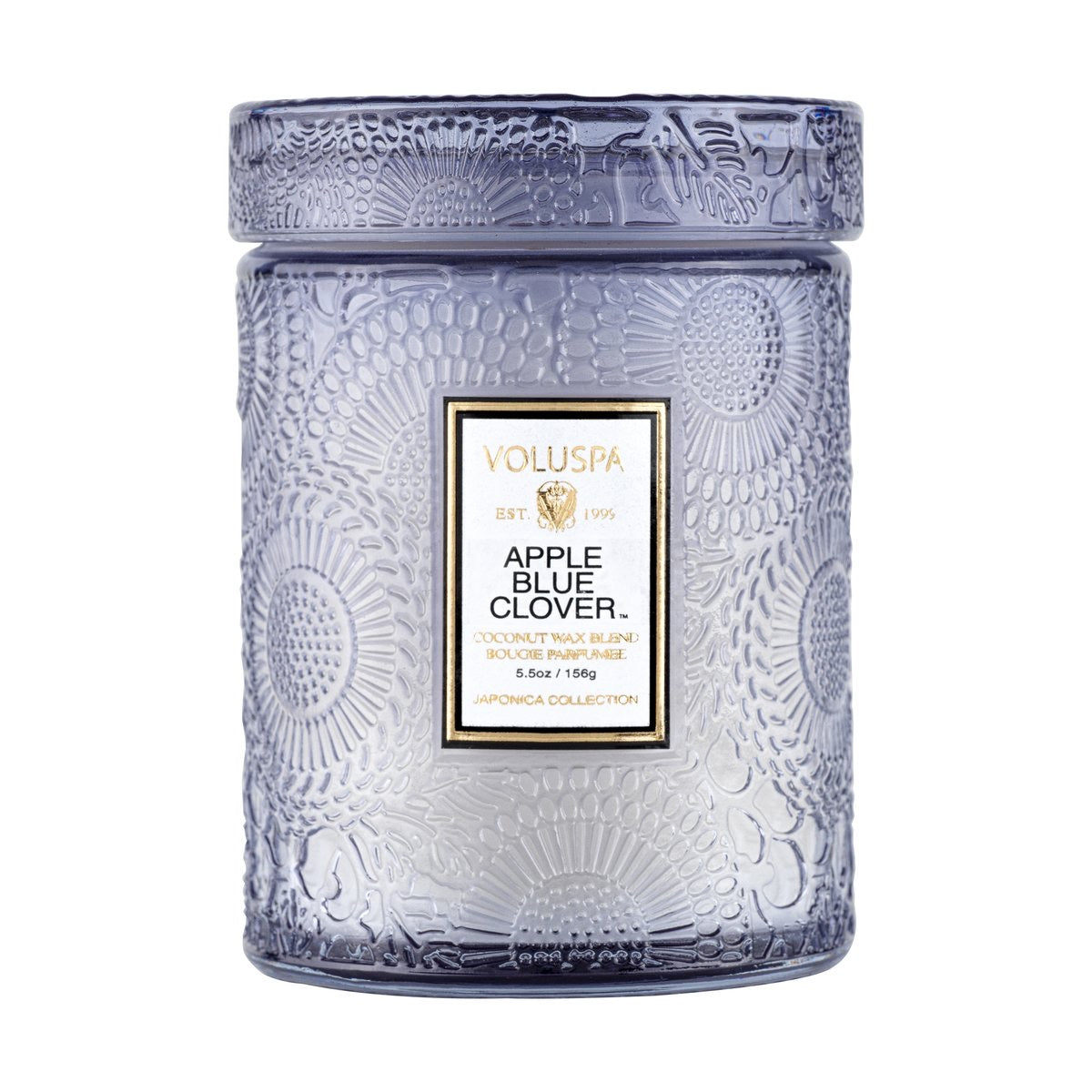 Voluspa Candle, 5.5oz Jar Apple Blue Clover