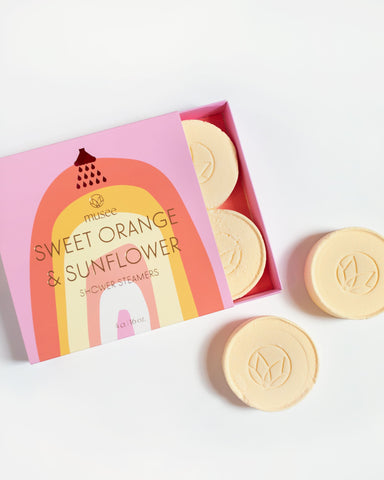 Shower Steamers, Sweet Orange & Sunflower