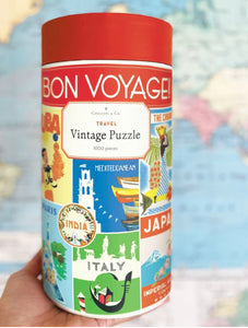 Puzzle, 1000pc Vintage Travel
