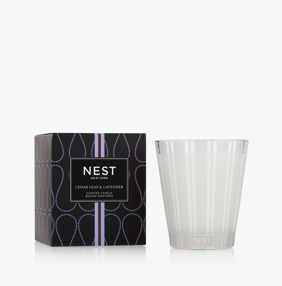 Nest Candle, 8.1oz Cedar Leaf & Lavender