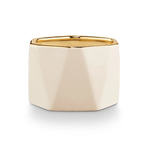 Winter White Electroplated Dylan Candle